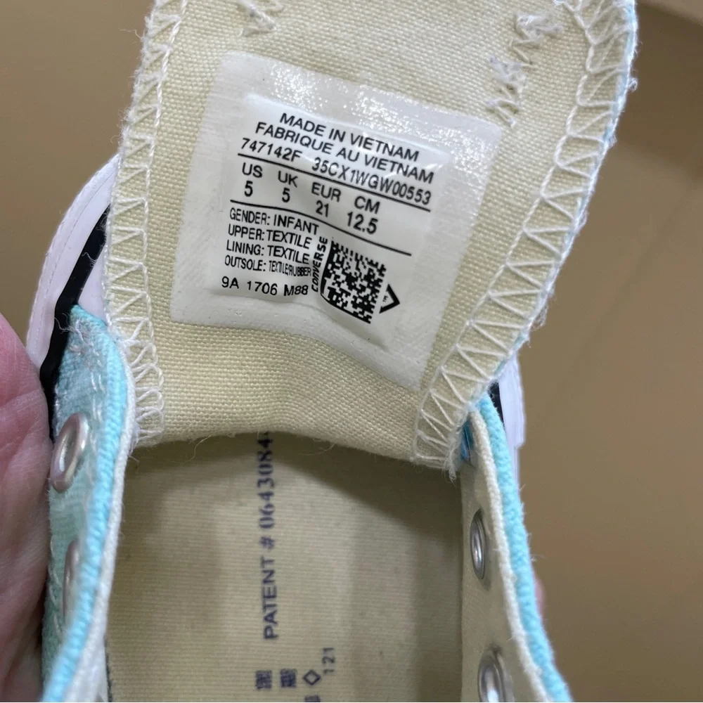 CONVERSE‎ LOW TOP SNEAKERS IN TEAL